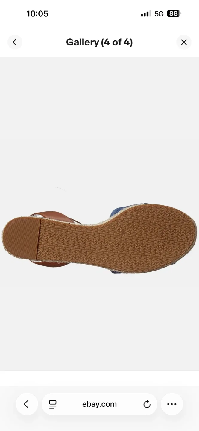 Michael Kors Maxwell Wedge Espadrille Sandals | NWOT | Size 6 - photo 5