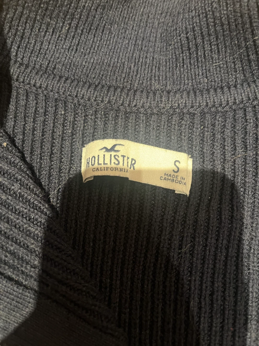 Hollister Striped Zip-Up Sweater - photo 2