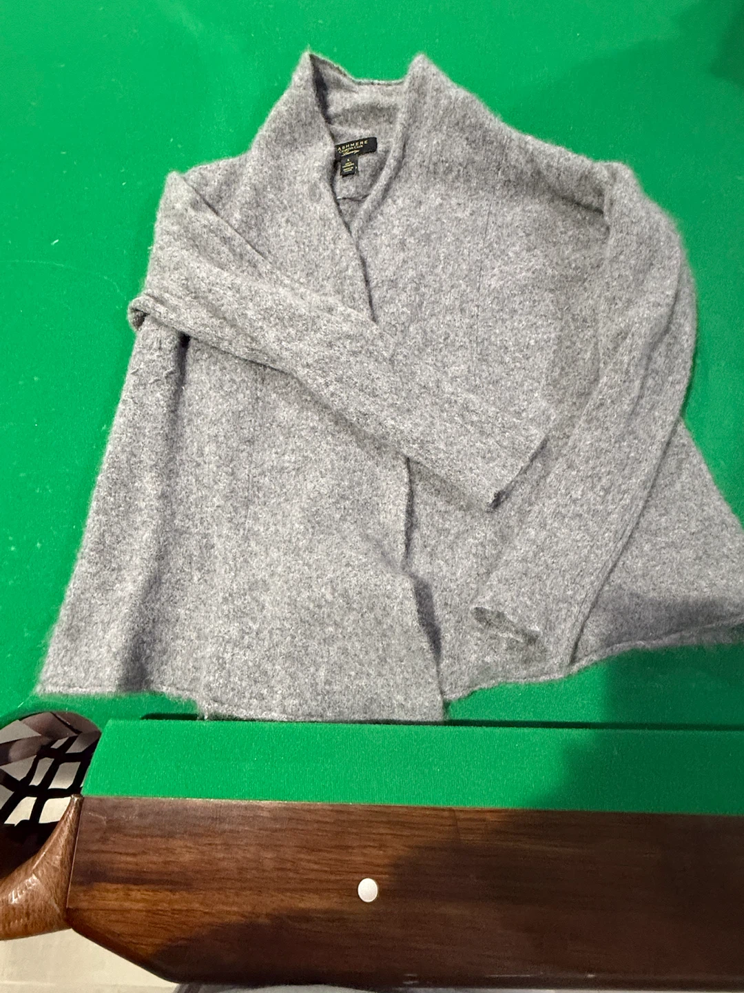 CASHMERE BLEND by Lauren Ralph Lauren Cardigan - Grey - Size L