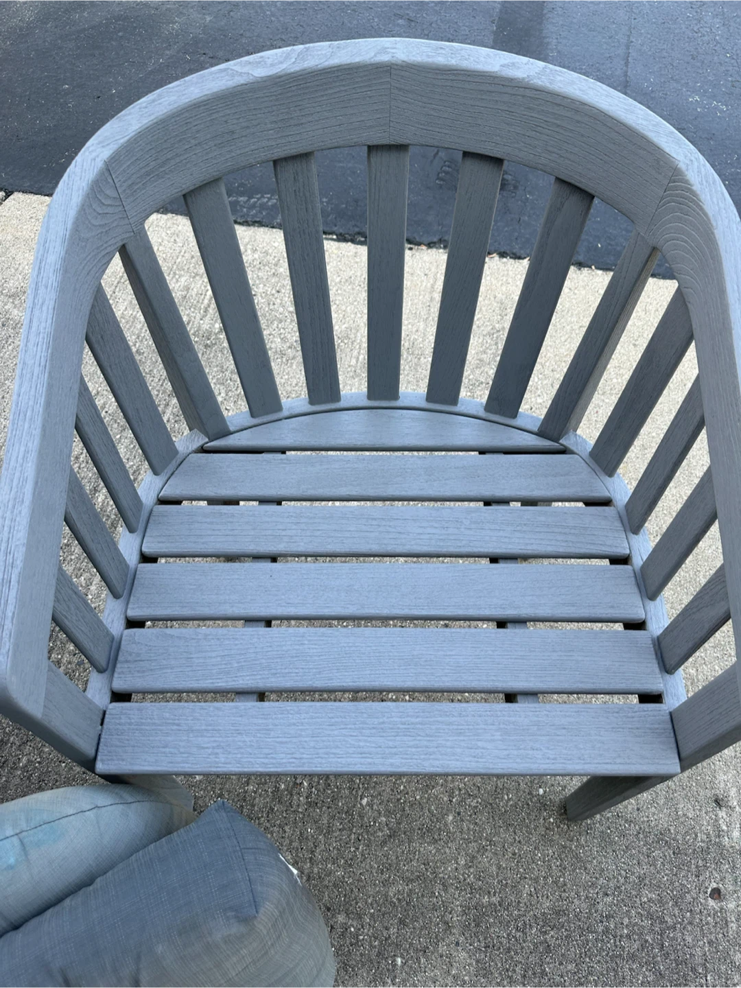 Gray Outdoor Chairs with Cushions