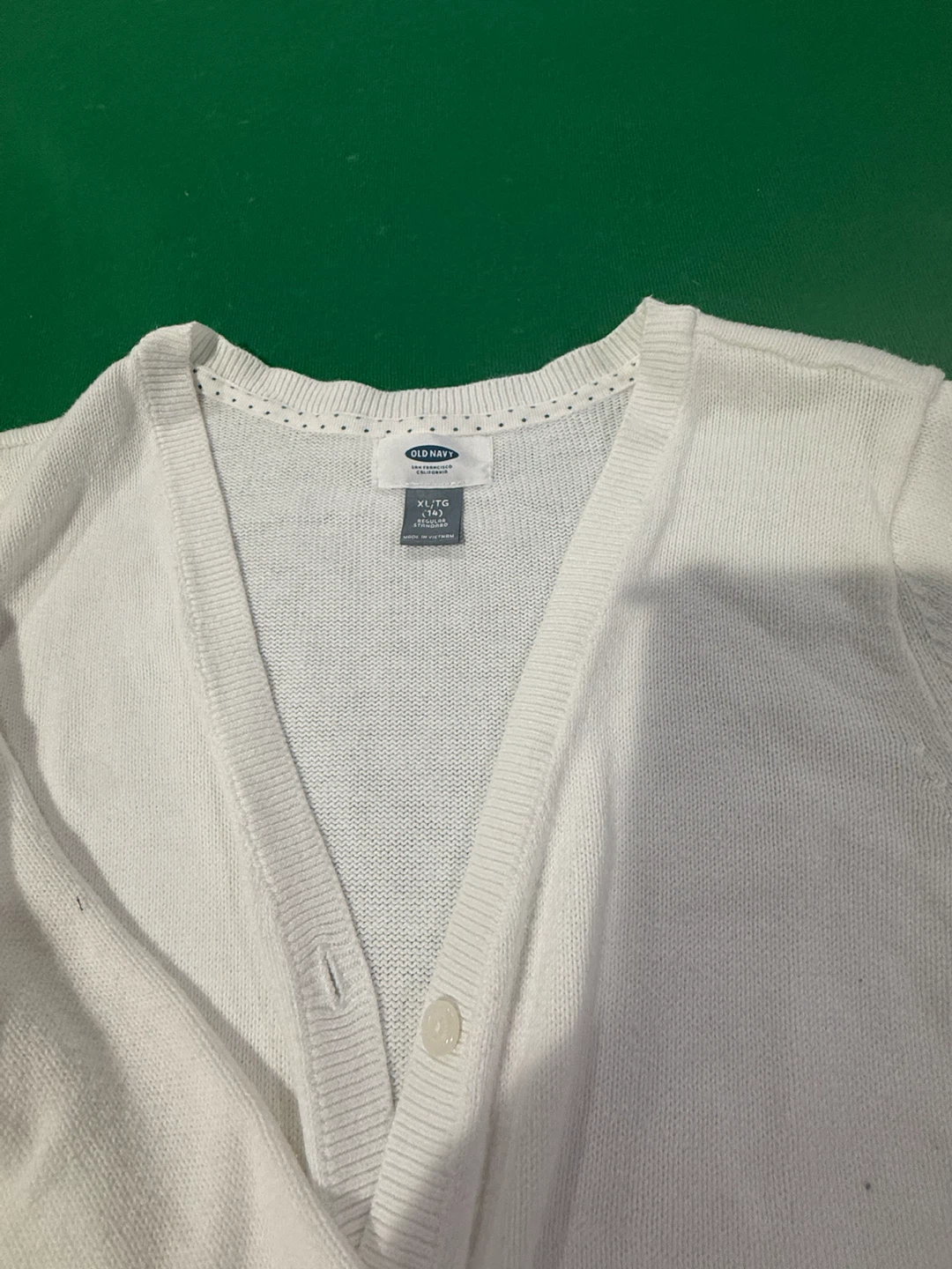 Old Navy White Button-Up Cardigan Sweater - photo 2