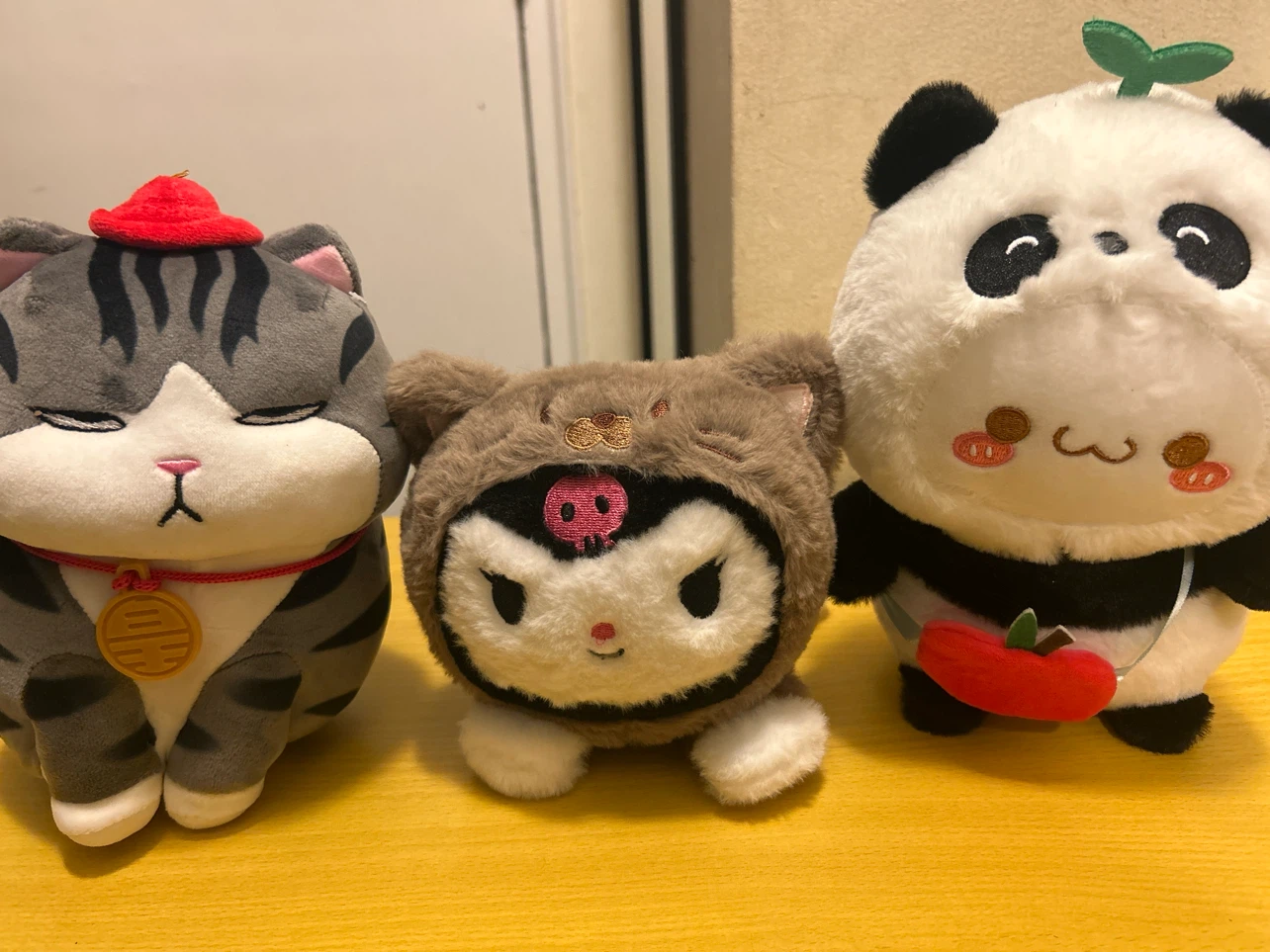 Cute Plush Toys - Cat, Panda, and Kuromi-inspired - photo 2