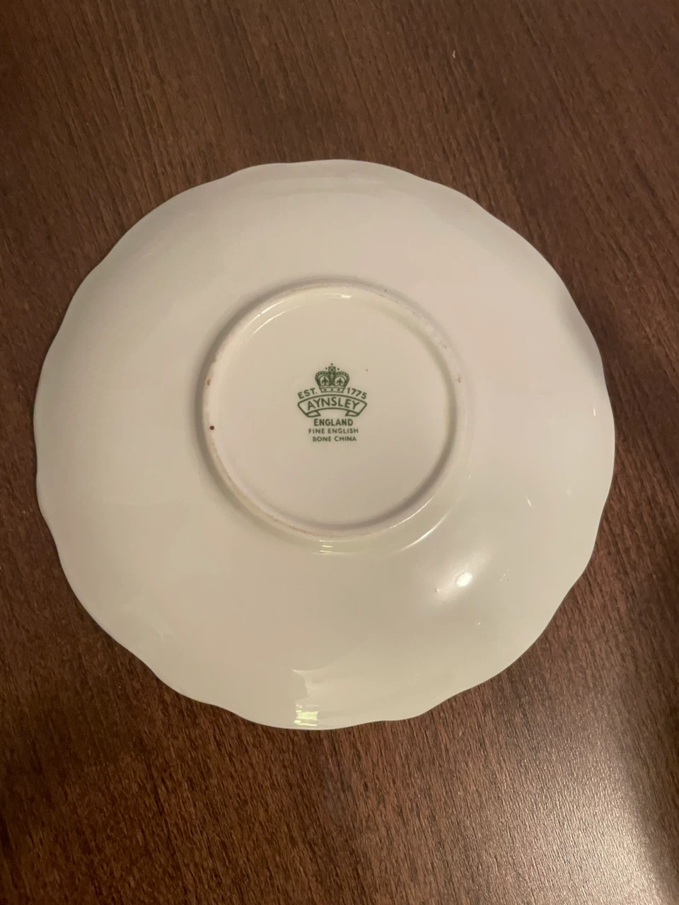 Aynsley Bone China Saucer - photo 2