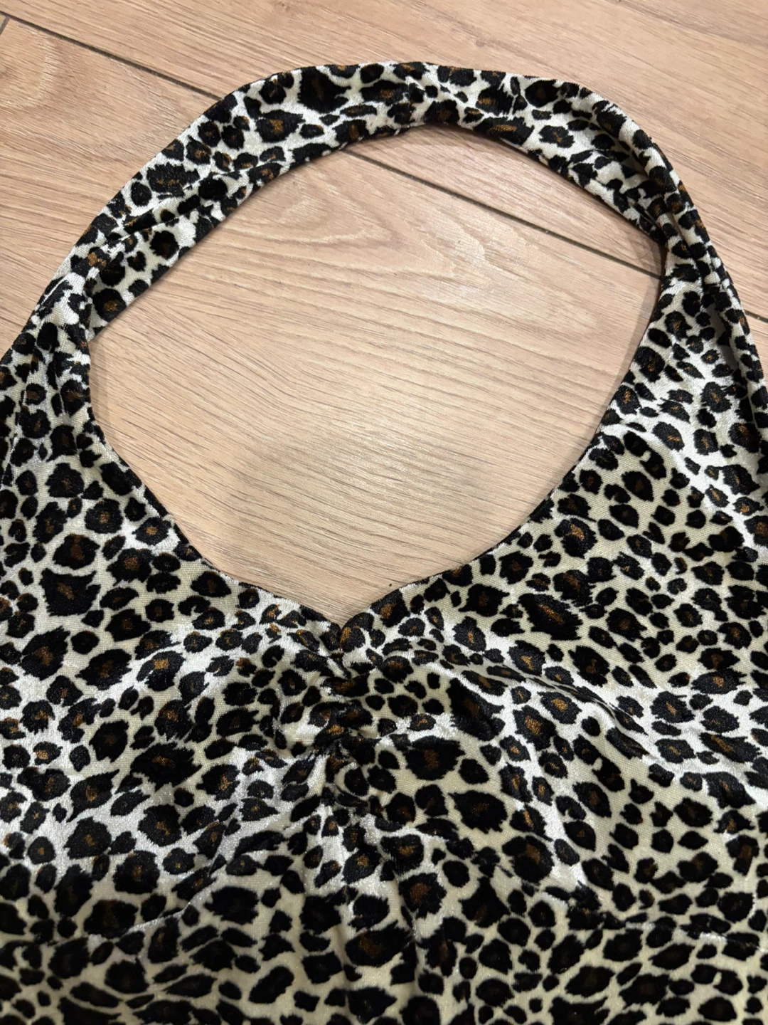 The Other's Leopard Print Halter Top