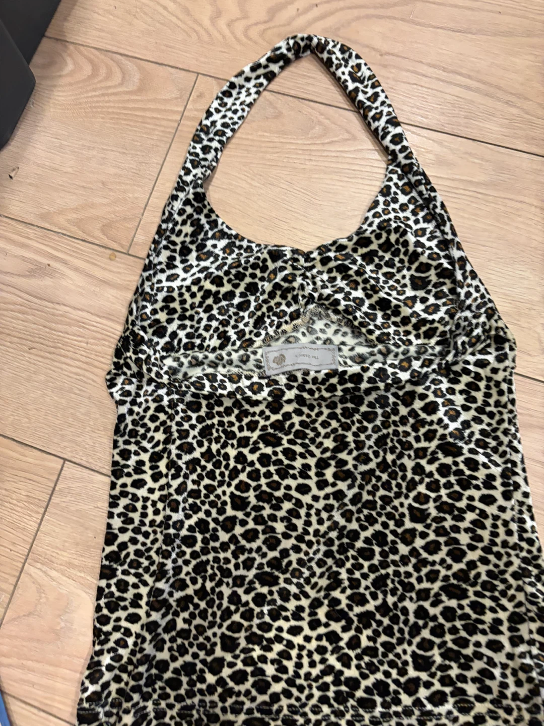 The Other's Leopard Print Halter Top - photo 4