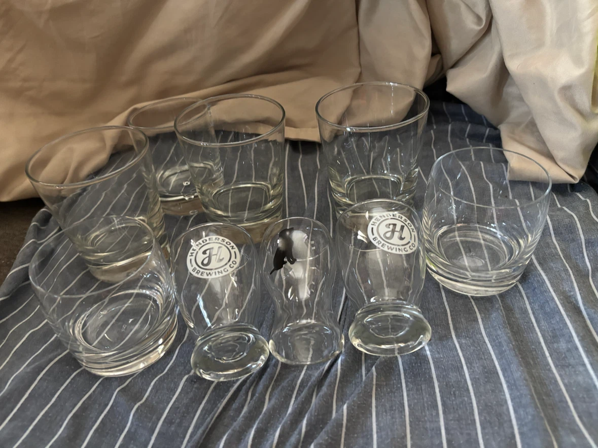 Henderson Brewing Co. Glasses - Set of 8