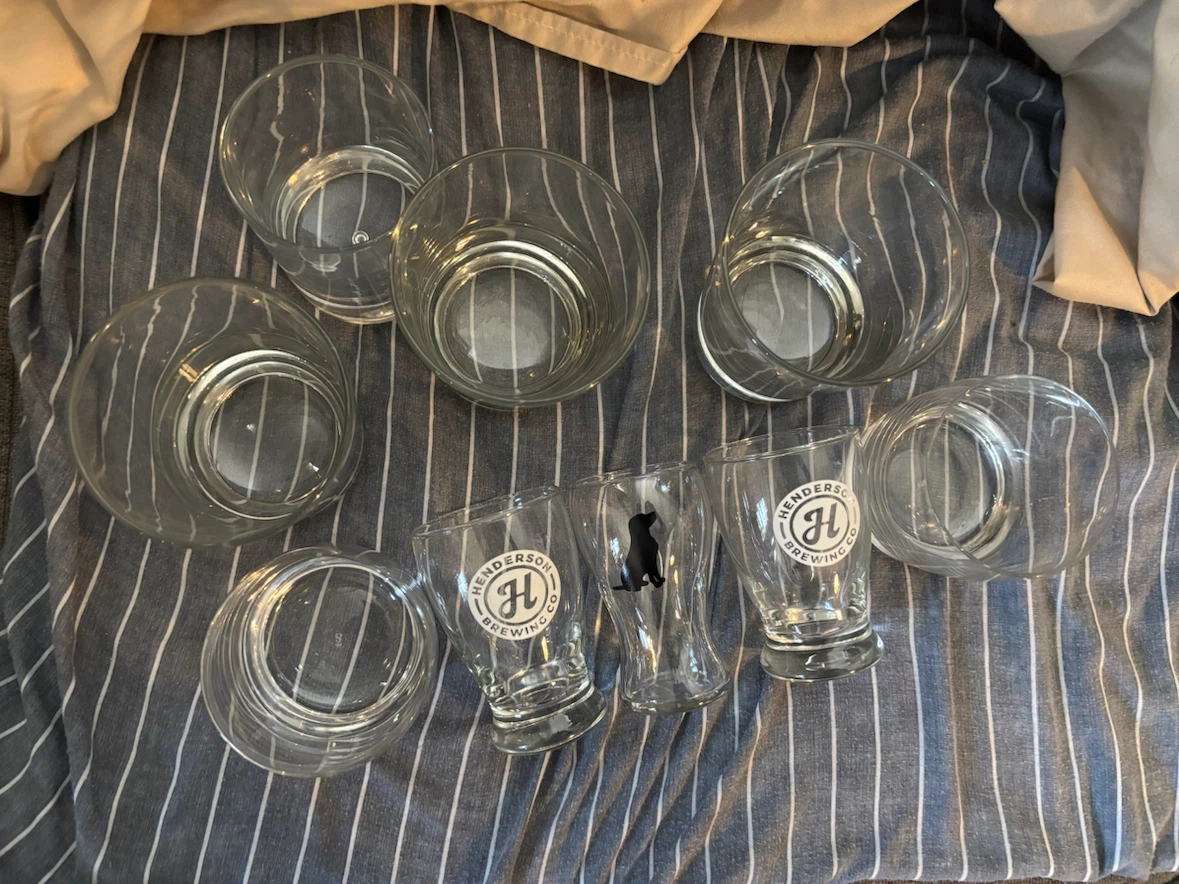 Henderson Brewing Co. Glasses - Set of 8 - photo 2