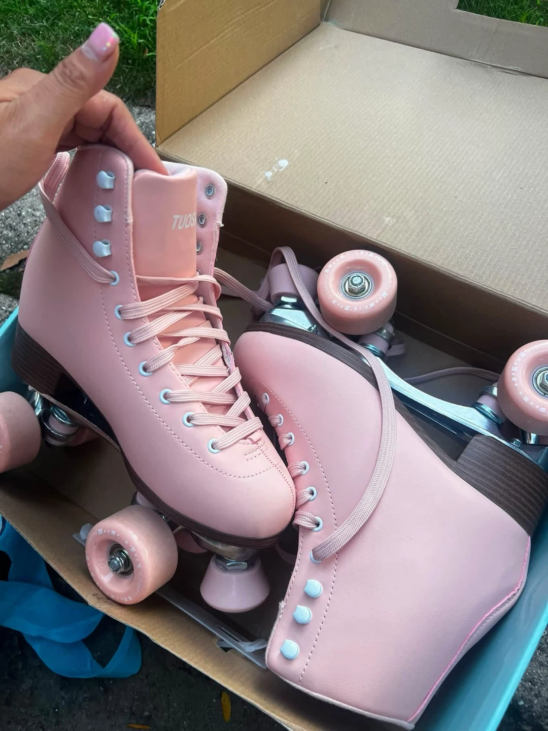 Pink Roller Skates - Size 8