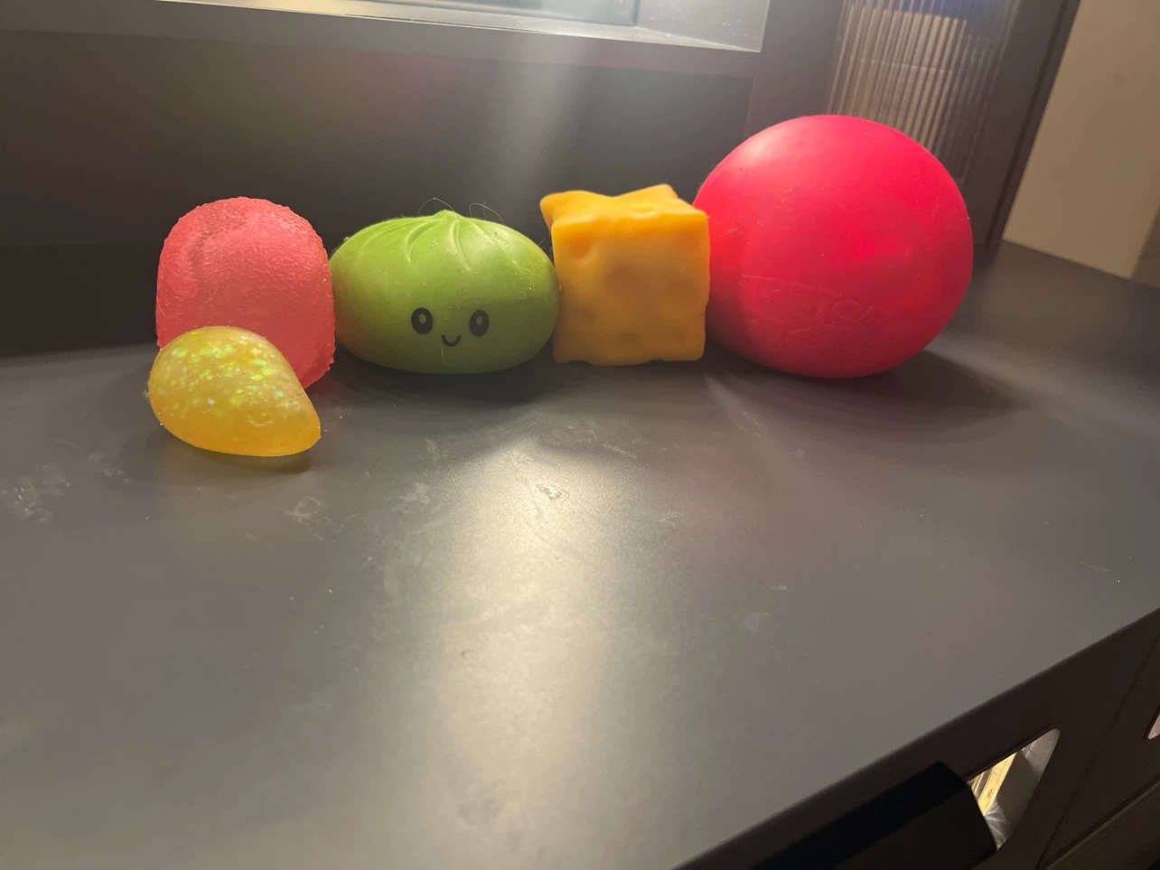 Five Squishy Sensory Toys