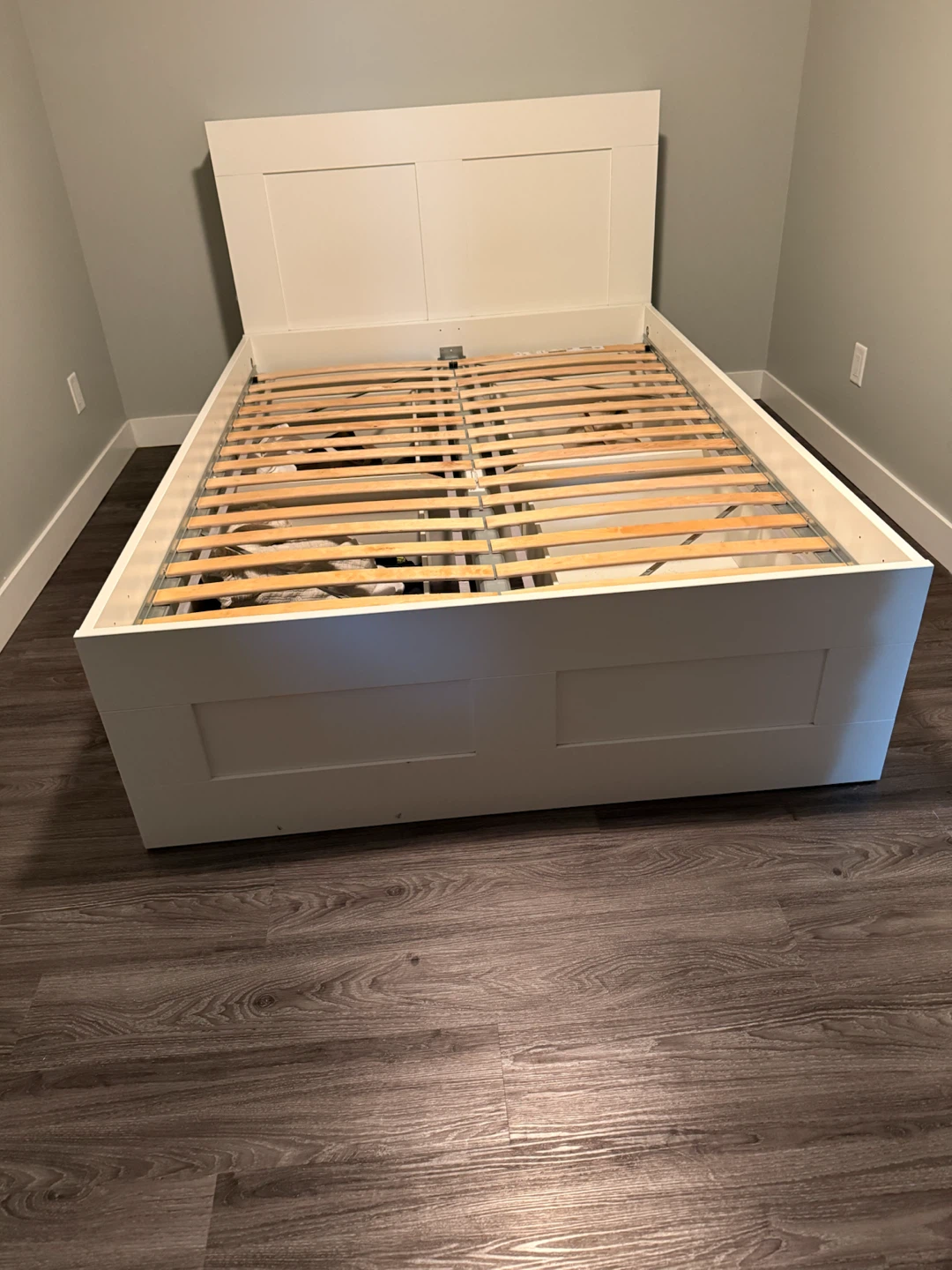 IKEA Bed Frame with Storage Drawers - photo 4