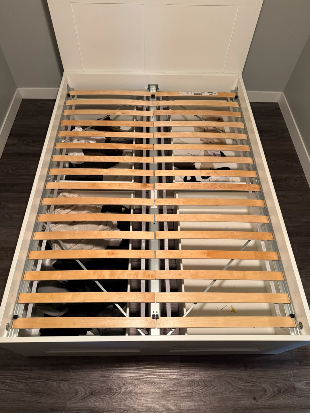 IKEA Bed Frame with Storage Drawers - photo 5