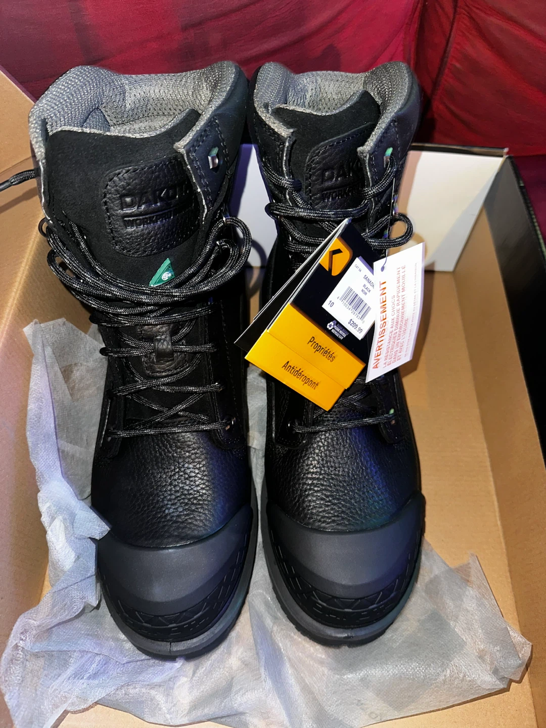 Dakota Workpro Series Waterproof Work Boots - Size 10