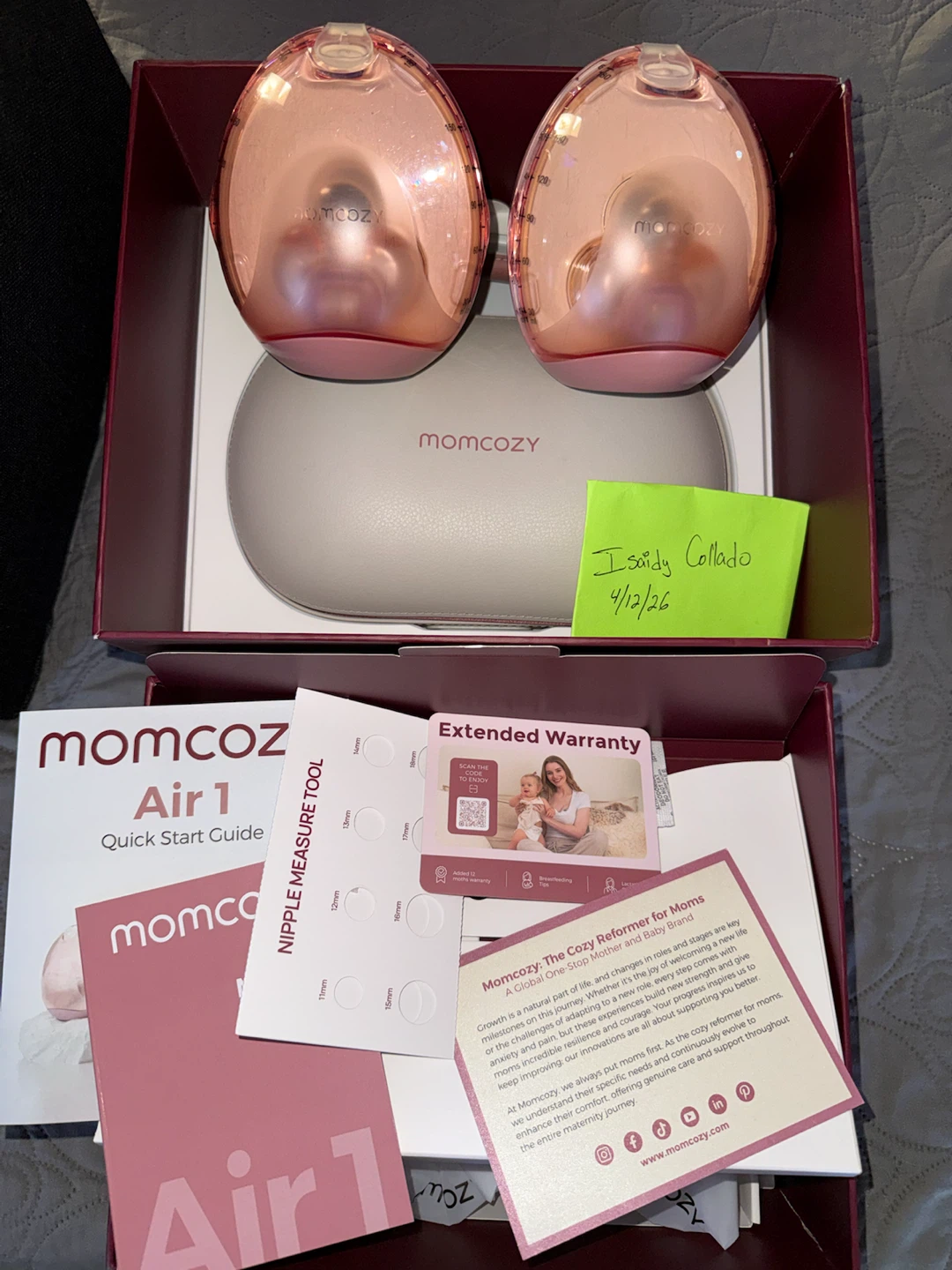 Momcozy Air 1 Double Electric Breast Pump - photo 3