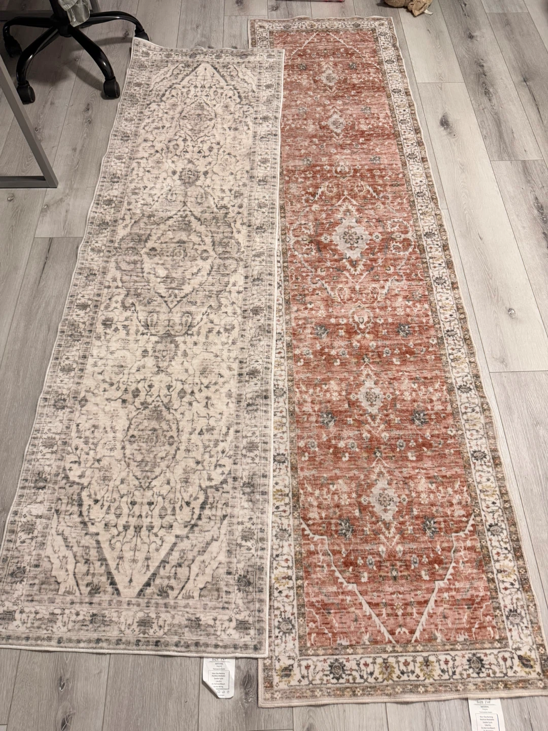 Runner Rugs (Set of 2) - Traditional Pattern