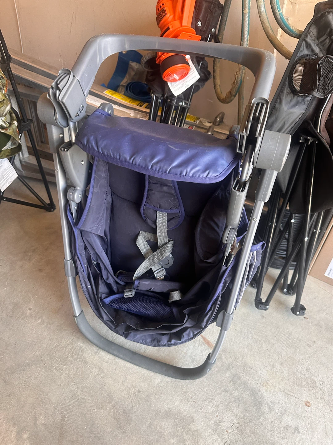 Navy Blue Stroller