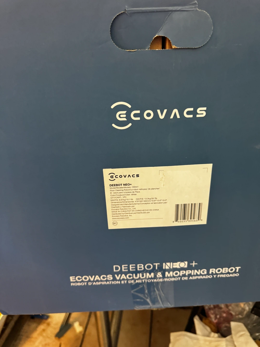 ECOVACS DEEBOT NEO+ Robot Vacuum & Mopping - photo 5