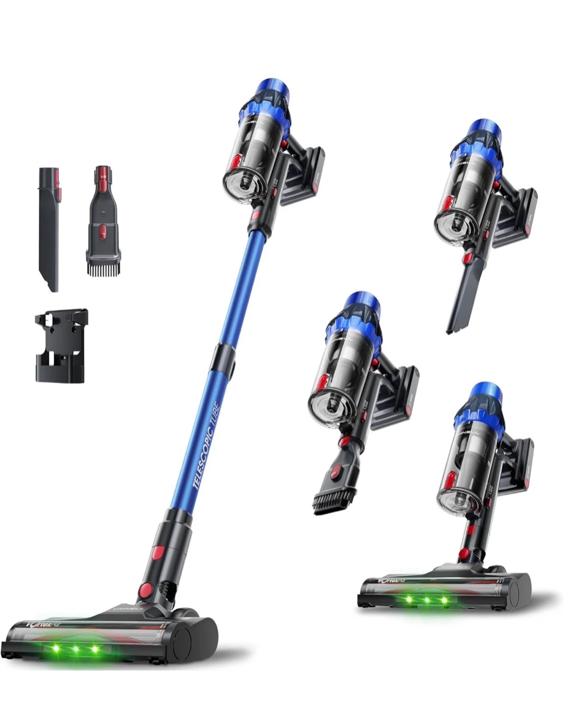 UNINELL HOME UV7 Cordless Vacuum Cleaner - Blue - photo 2