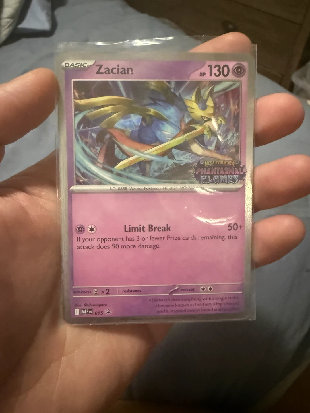 Pokemon TCG Card - Zacian - 130 HP