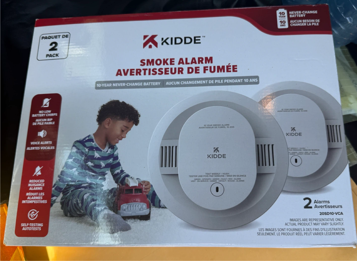 Brand New Kidde 10-Year Smoke Alarm 2-Pack