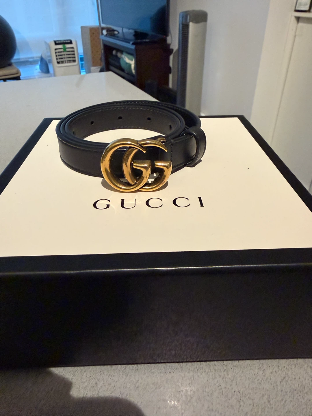 Gucci Belt with GG Buckle size 70 (thin)