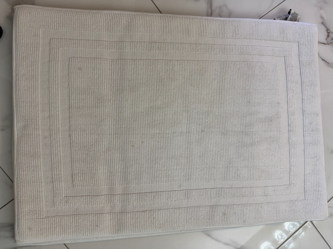 Cotton Jacquard Memory Foam Bathmat - photo 2