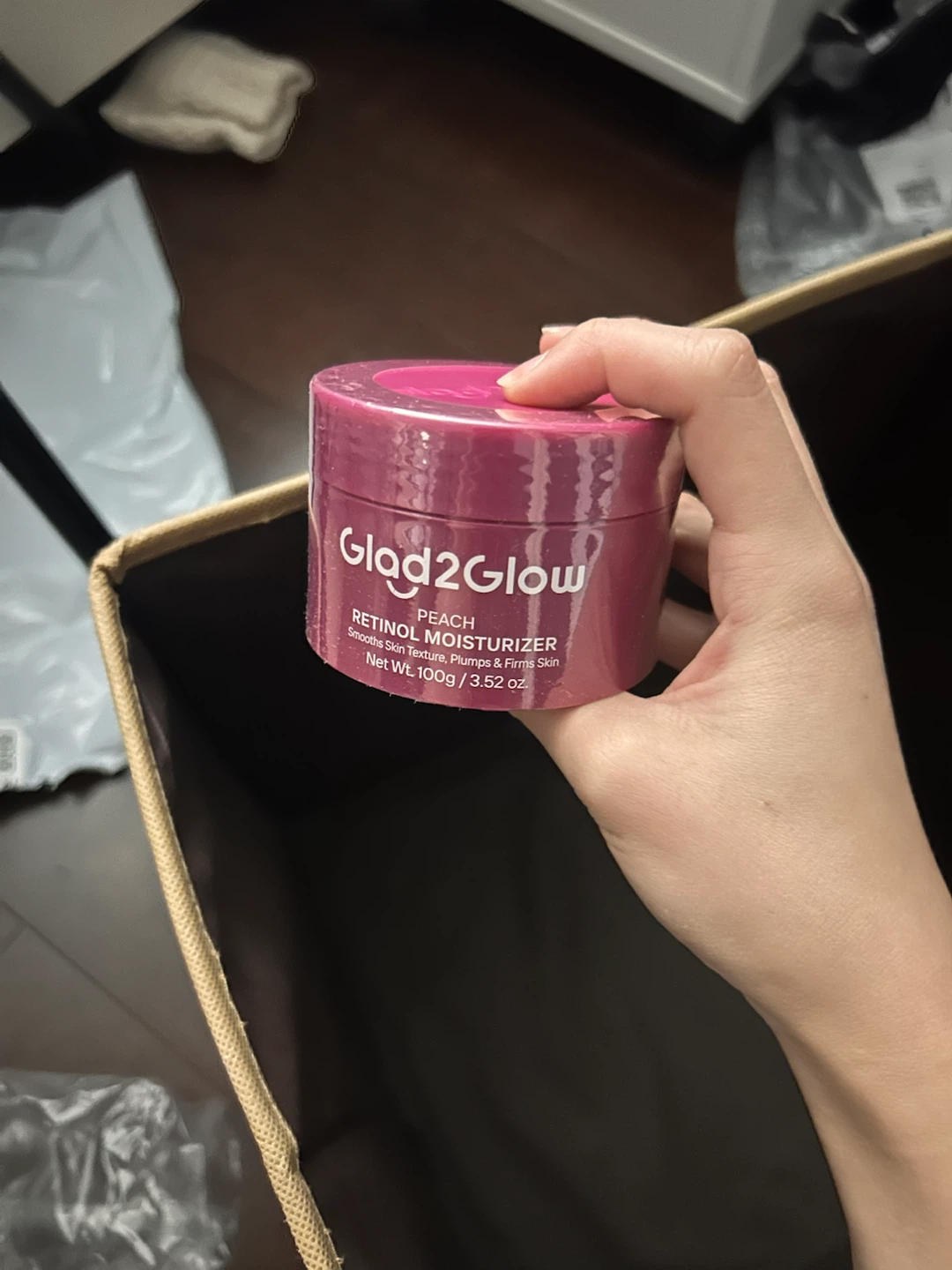 Glad2Glow Peach Retinol Moisturizer 100g