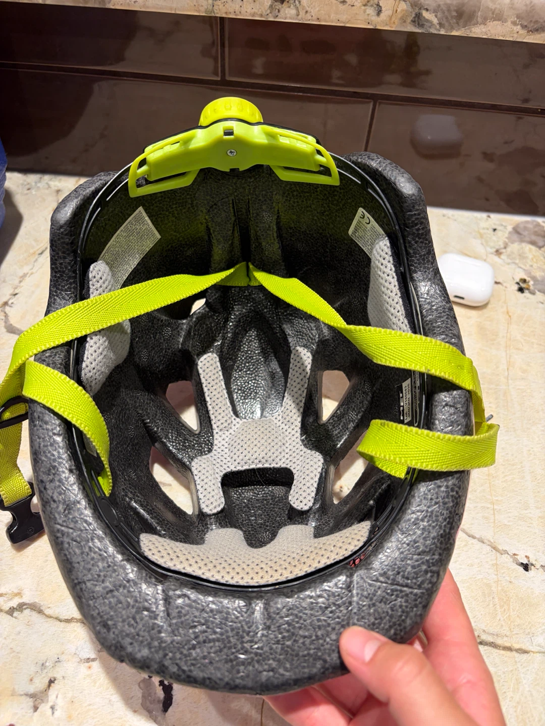 Pink Kids Bike Helmet with Cat Design - photo 4