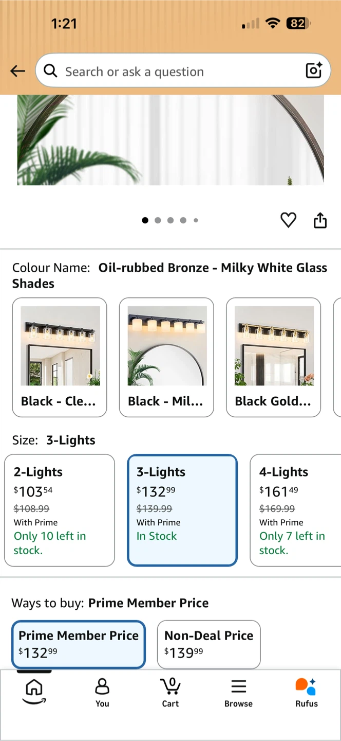 Novelux 3-Light Vanity Light Fixture - photo 4