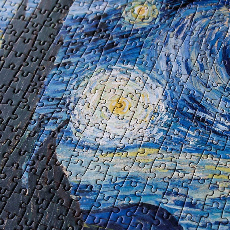 Van Gogh Starry Night 1000 Piece Puzzle - photo 3