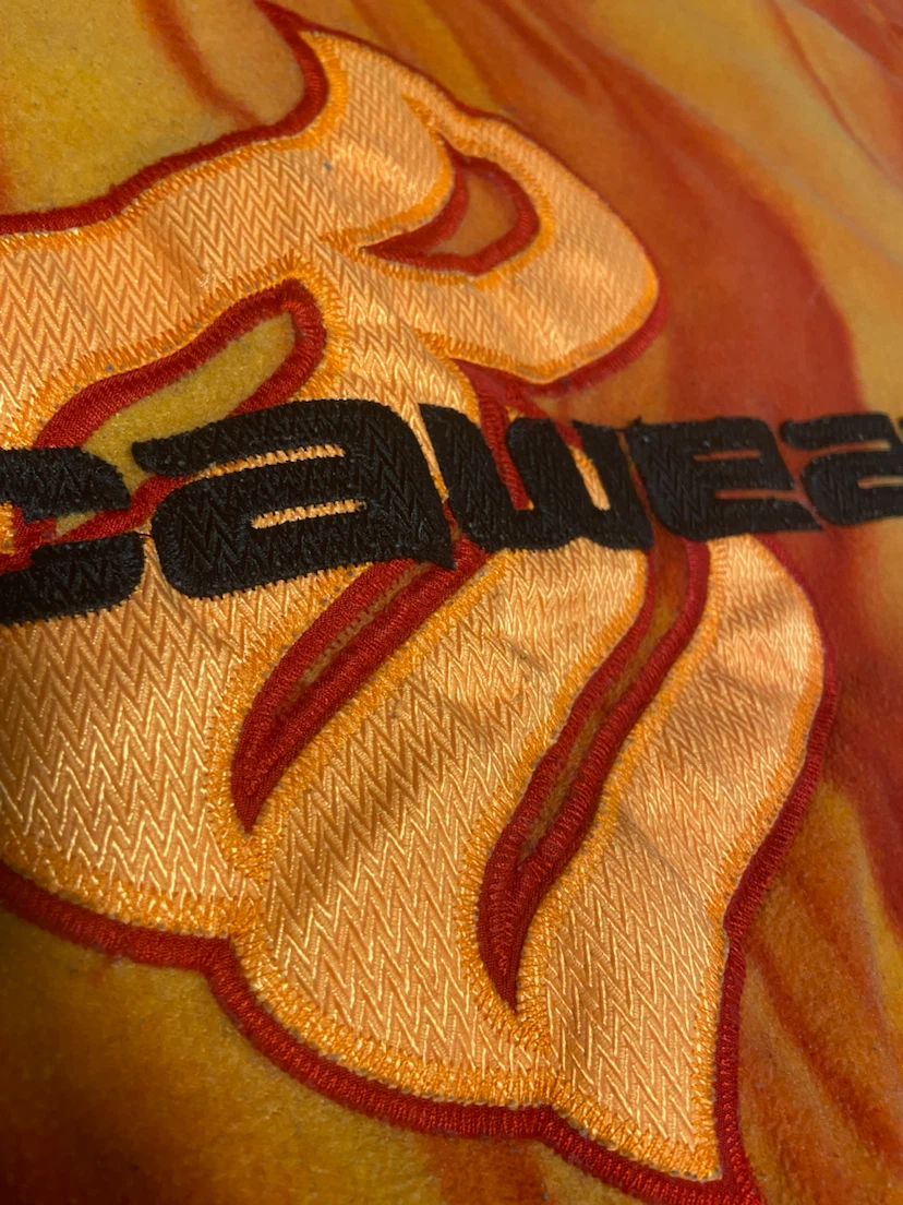 (Made in Korea) Vintage Rocawear Orange Fleece Crewneck - photo 3