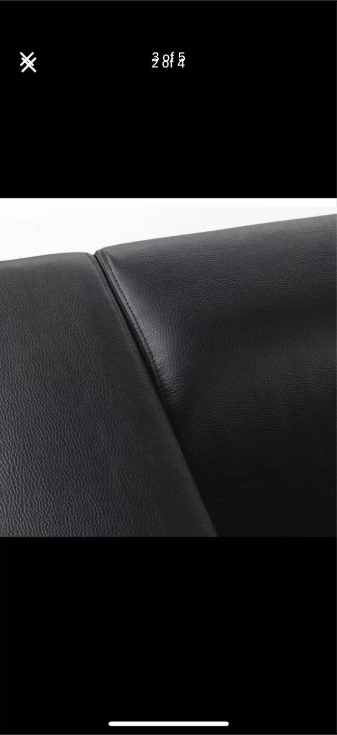 IKEA KLIPPAN Faux Leather Sofa - photo 3