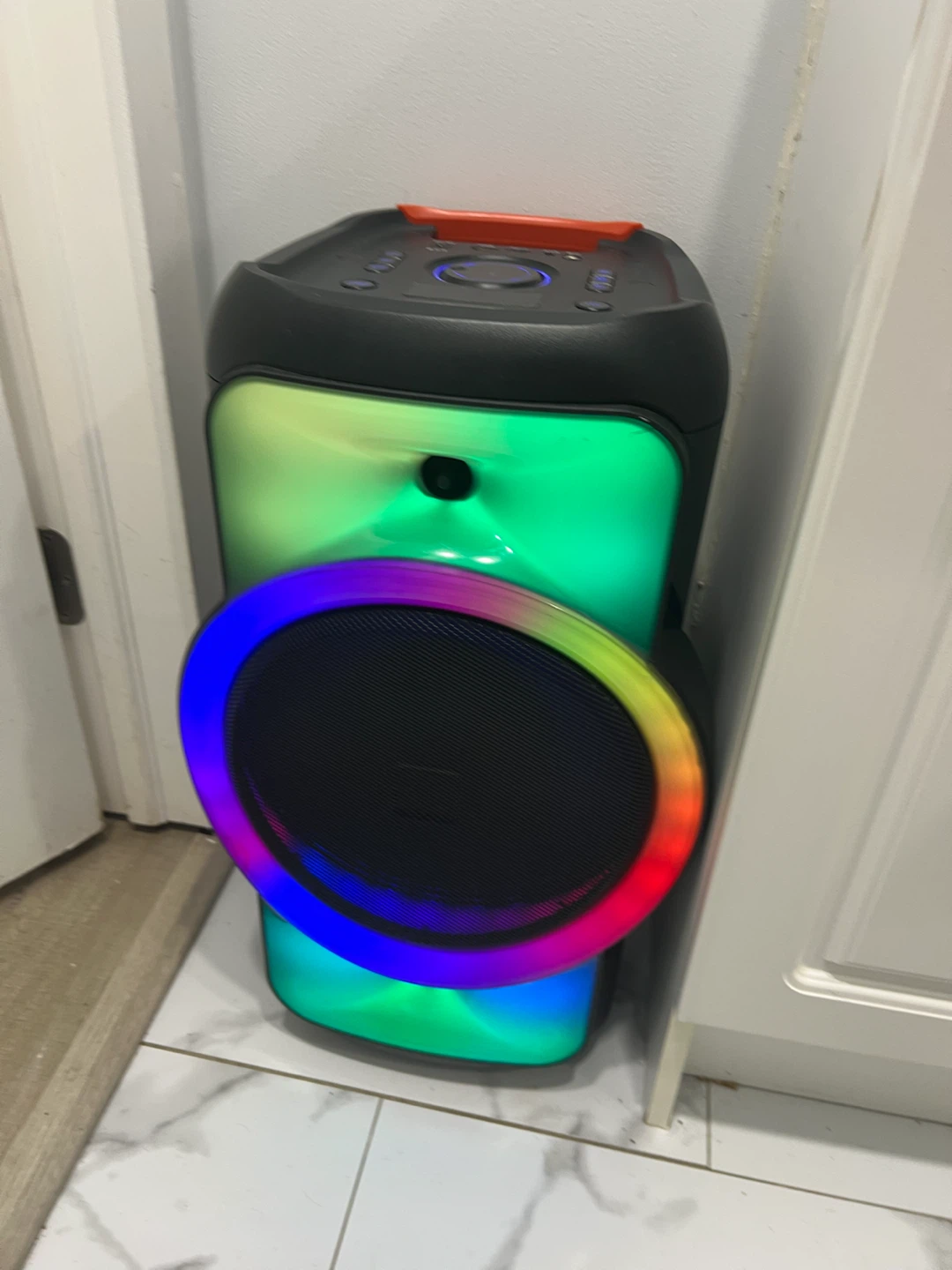 Portable Bluetooth Speaker with LED Lights - photo 3