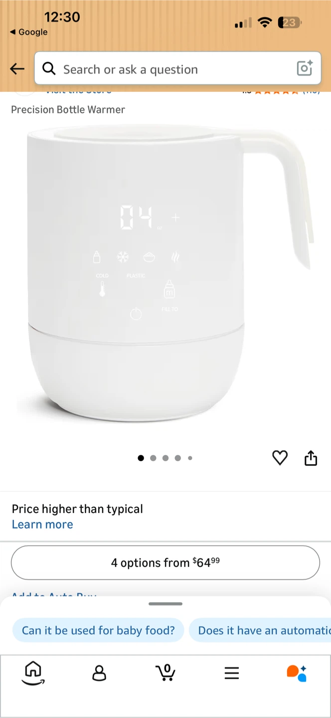 Precision Bottle Warmer