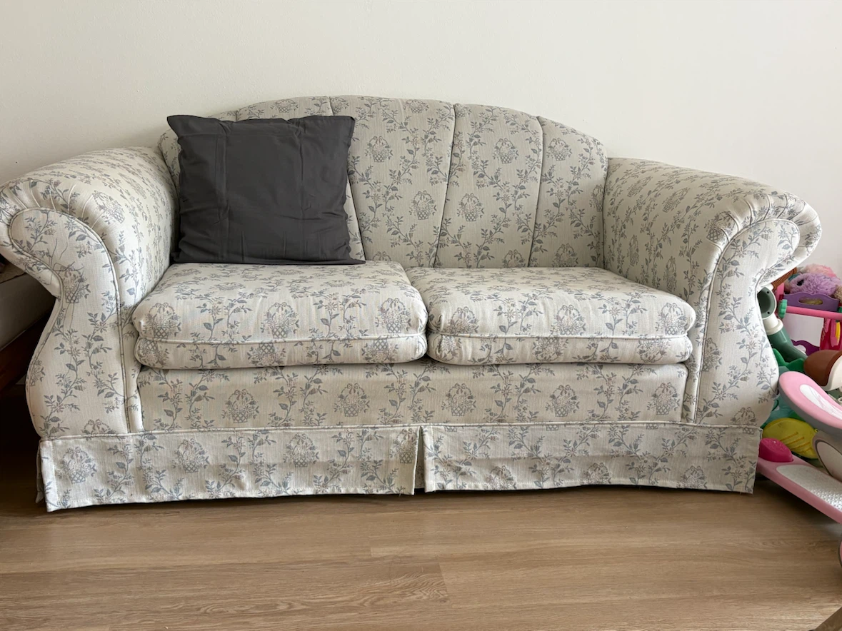 Floral Loveseat Sofa