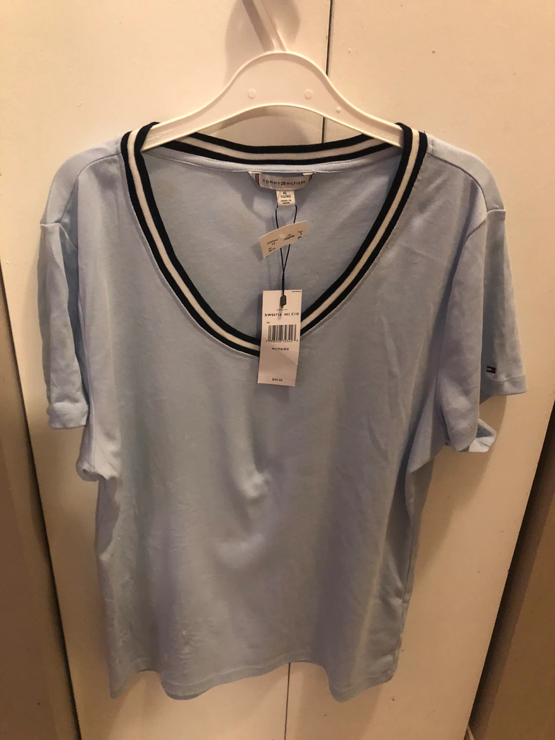 NEW Tommy Hilfiger Light Blue T-Shirt XL
