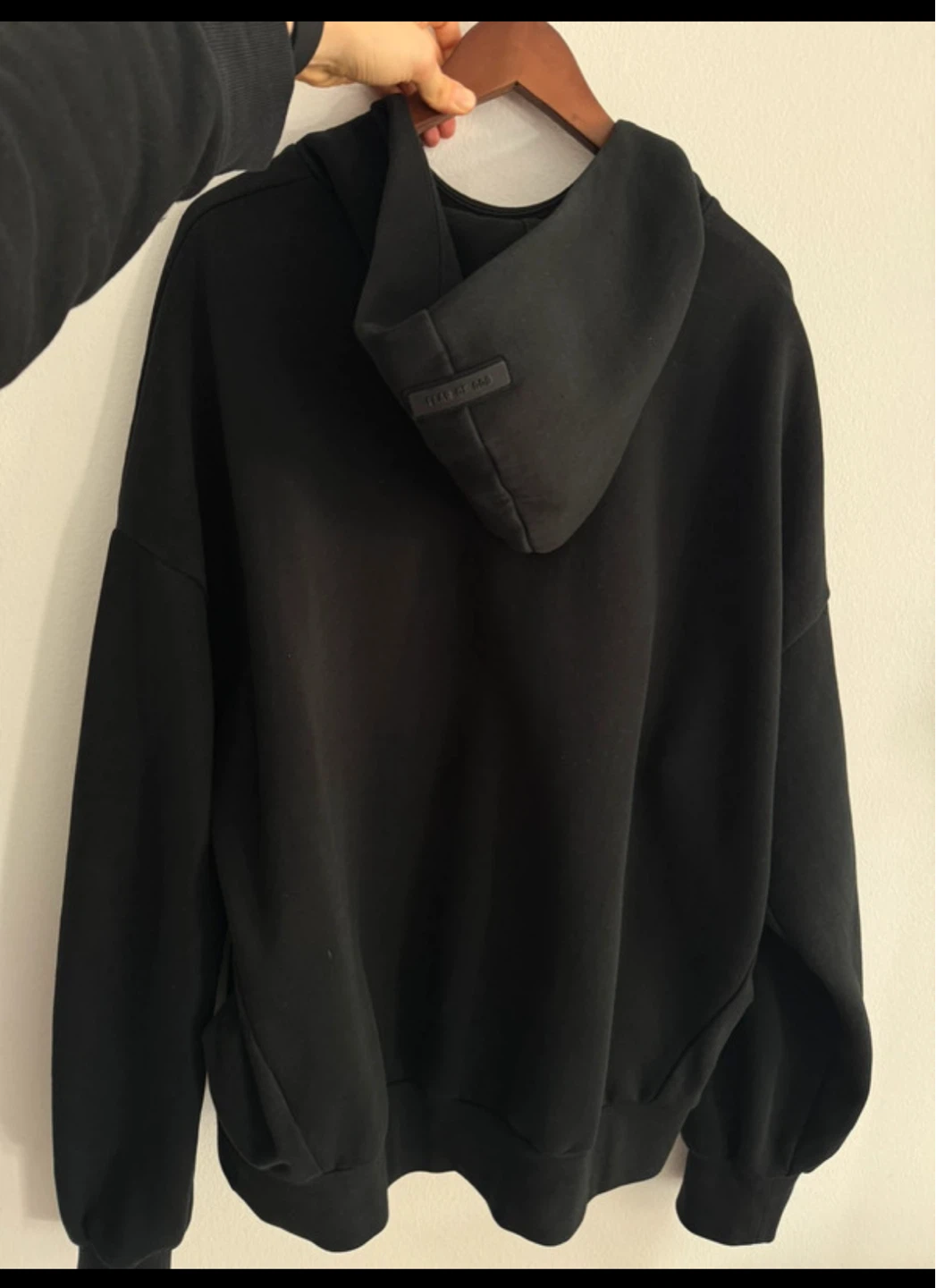 Used Black Essentials Fear of God Hoodie - photo 2