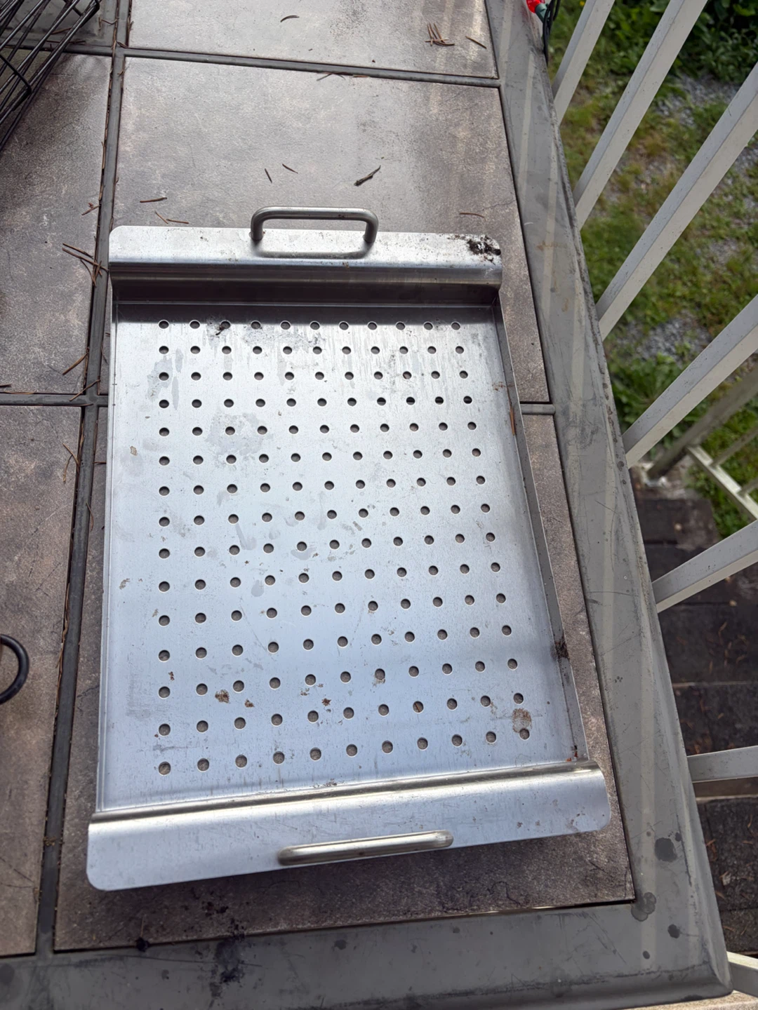 Perforated Metal Grill Basket