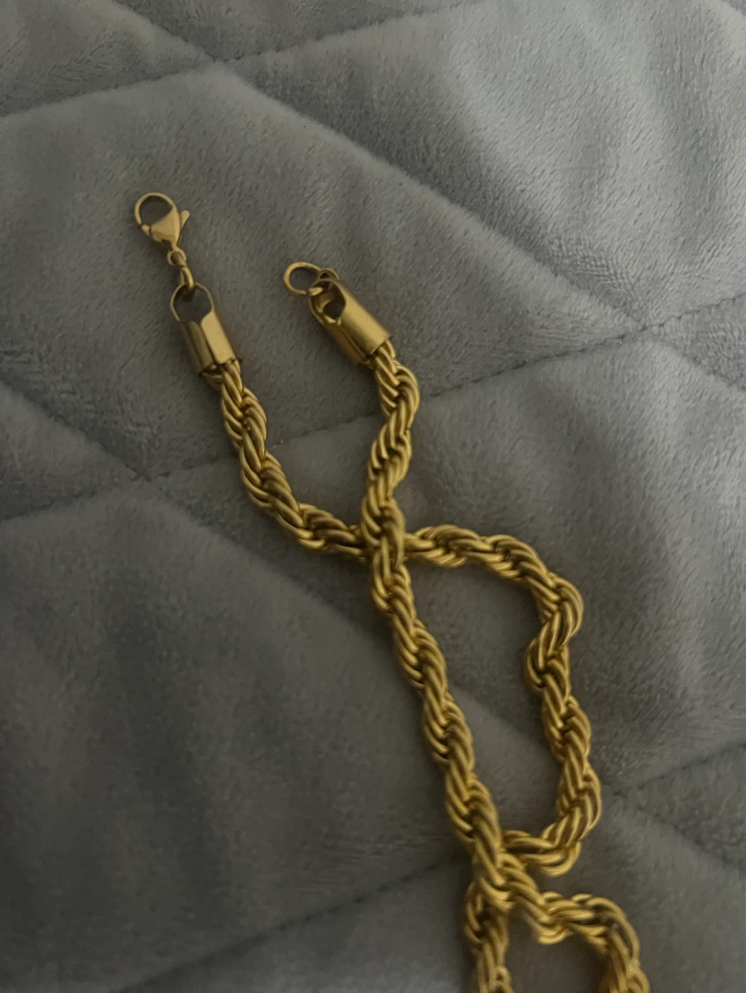 Gold Rope Chain Necklace - photo 3