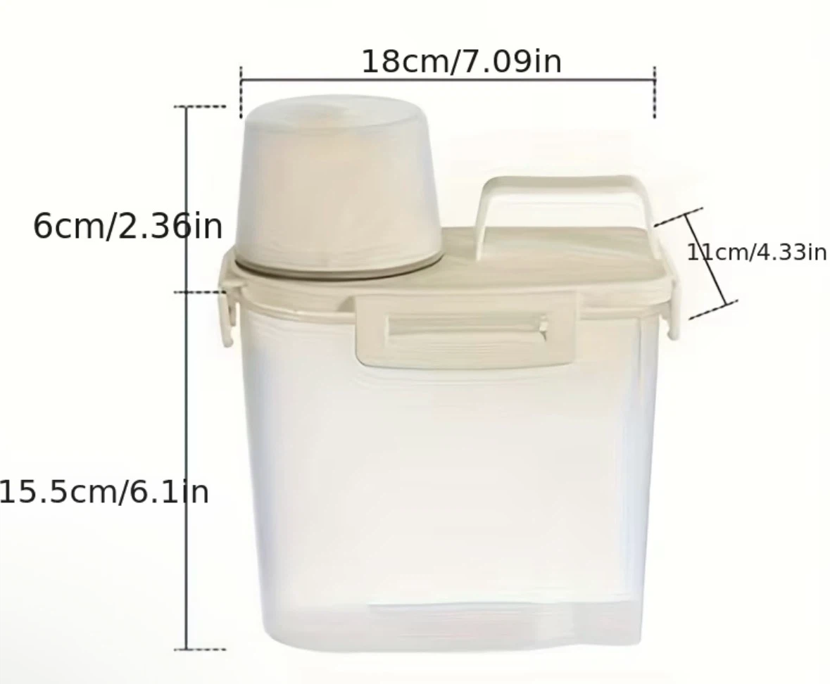 Food Storage Containers with Measuring Cup - photo 2