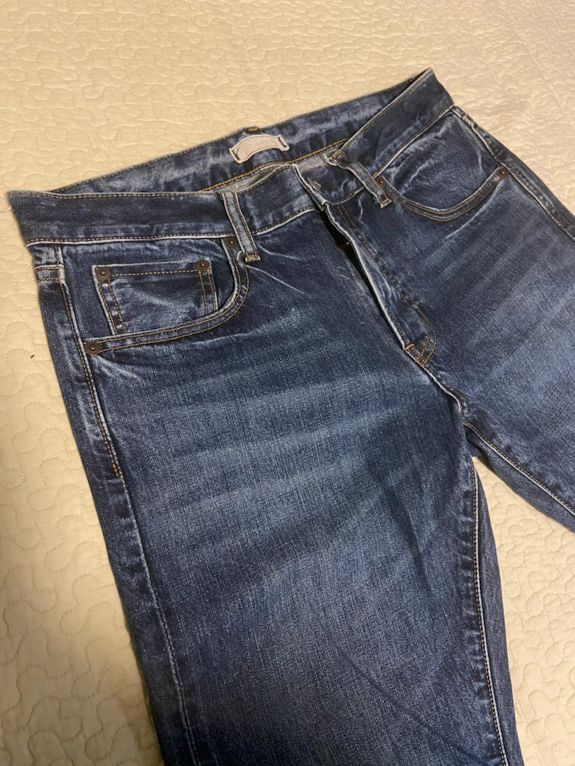 (Two Pairs) 2014 Vintage Uniqlo Selvedge Raw Denim Jeans - photo 3