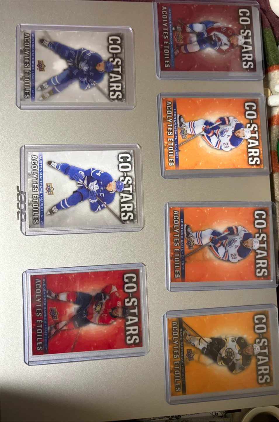 "Co-Stars" Hockey Cards