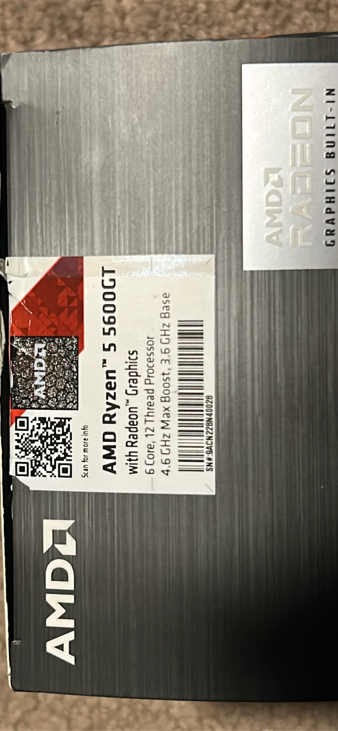 AMD Ryzen 5 5600GT CPU Processor