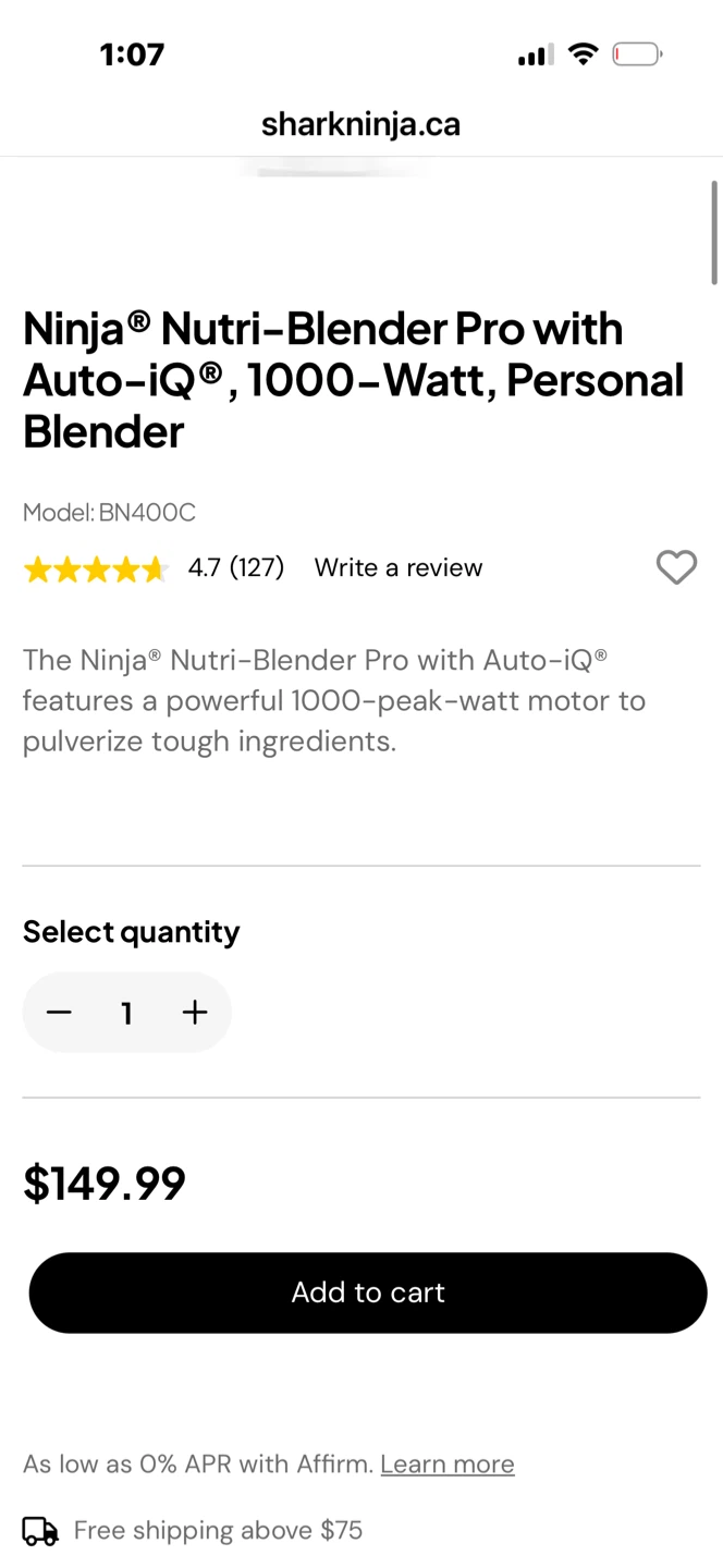 Brand new Ninja Nutri-Blender Pro 1000 Watt - photo 5