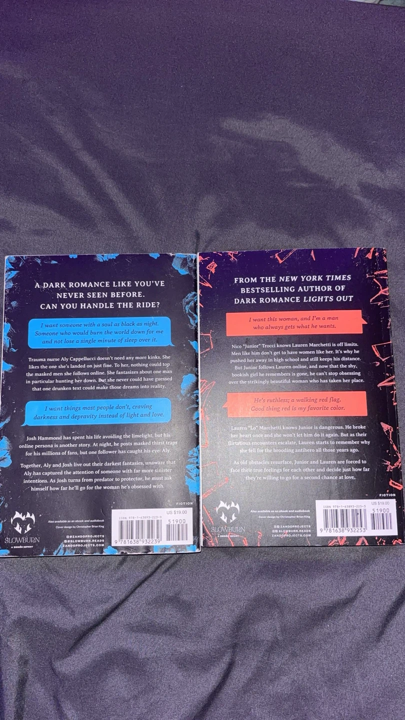 Navessa Allen "Lights Out" & "Caught Up" Books - photo 2