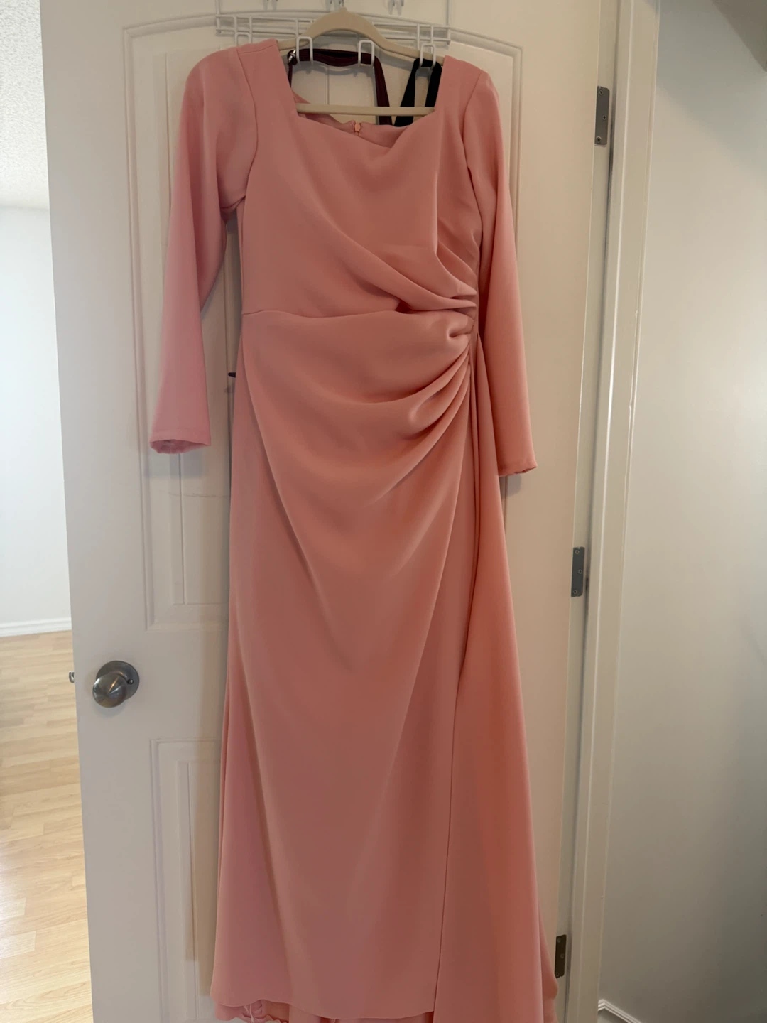 Pink Ruched Maxi Dress - photo 2