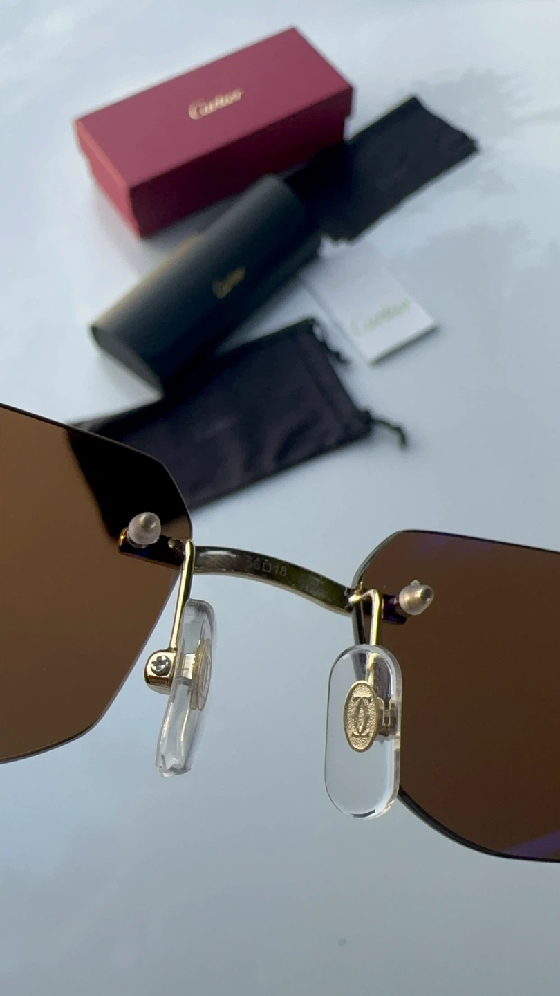Cartier Sunglasses - Brown Lenses - photo 3