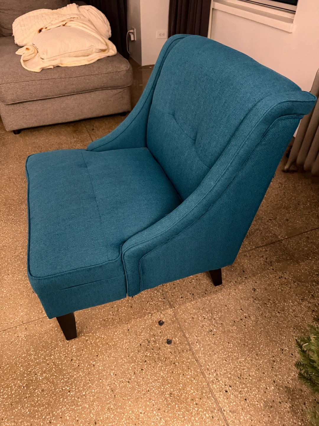 Teal Accent Chair - photo 3