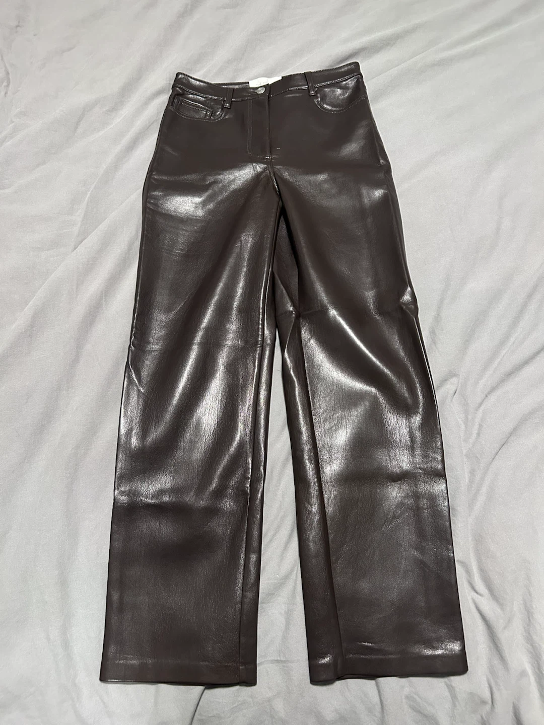 Wilfred "The Melina" Faux Leather Pants Size 4 - photo 2