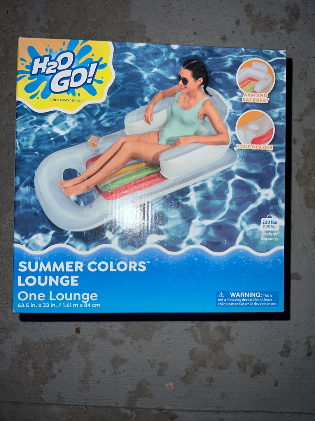 INTEX Sunny Days Lounge, 71in x 53in