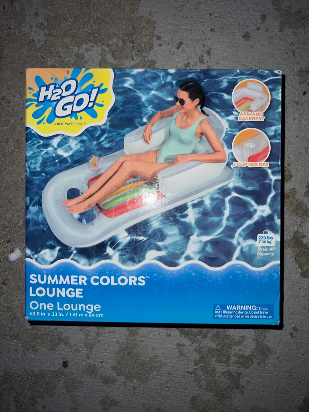 INTEX Sunny Days Lounge, 71in x 53in - photo 2